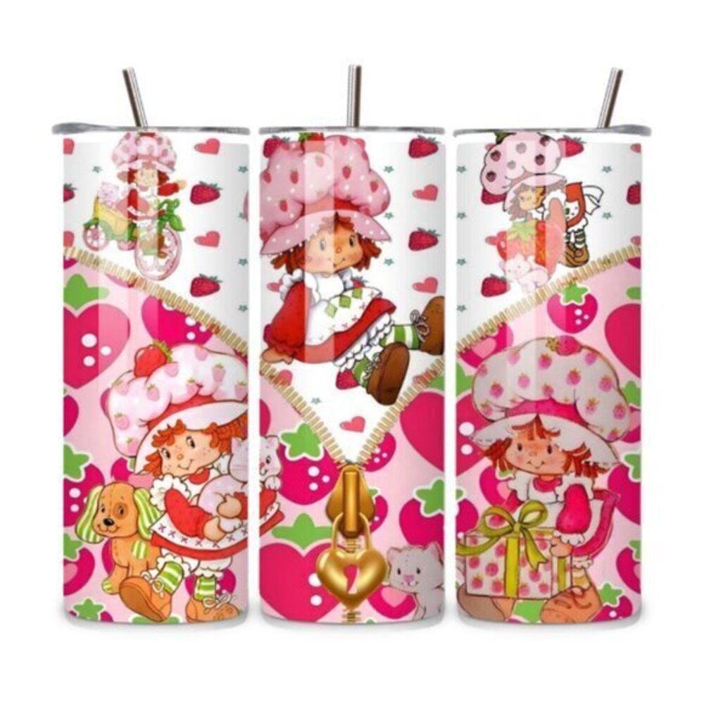 Strawberry Shortcake 20oz Stainless Steel Tumbler